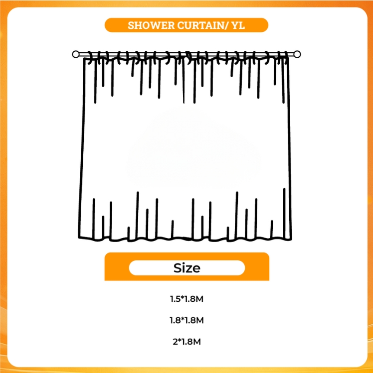 3D shower curtain - Bocchi The Rock Store